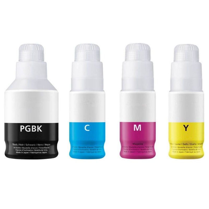 Canon Compatible GI-40 Full Set of Ink Bottles (Black/Cyan/Magenta/Yellow)